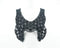 Black Floral Lace Applique